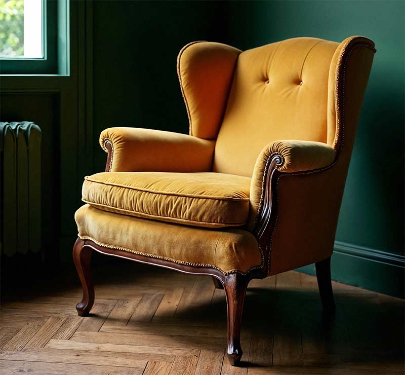 Tapisserie d'ameublement  - WATRINRESTAURE en Belgique - Tapisserie d'ameublement : Réfection et garnissage de fauteuils, canapés … Rempaillage et cannage de sièges, chaises. Restauration de meubles et objets anciens  en Belgique